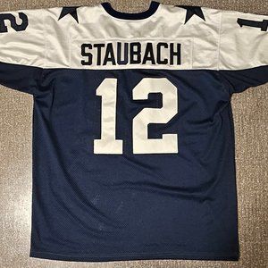 Dallas Cowyboys Roger Staubach Jersey #12  | Size XL | Brand:  Throwback Stars